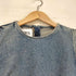 ザラ ZARA デニムノースリーブワンピース レディース import:M